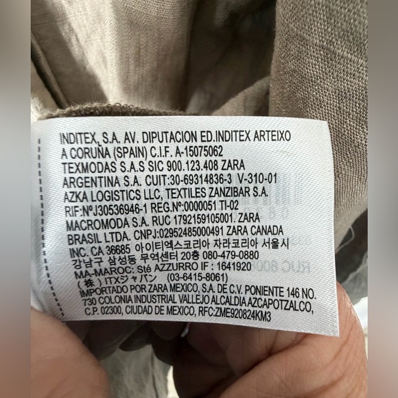 Zara Belted Textured Women's Long Sleeve Kimono Jacket In Beige/Tan Size M/L NWT - Picture 9 of 16